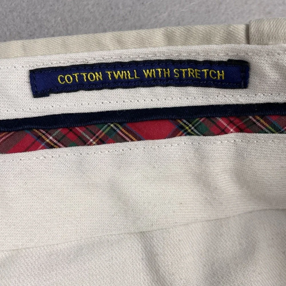 Polo Ralph Lauren Pants Mens 36/32 Beige Golf Classic Fit Cotton Twill Stretch